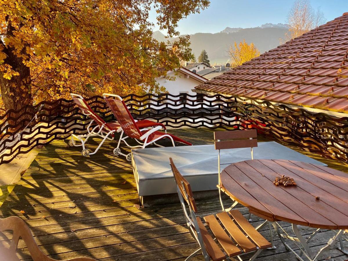 Loft Mit Dachterrasse Lägenhet Bernau am Chiemsee Exteriör bild